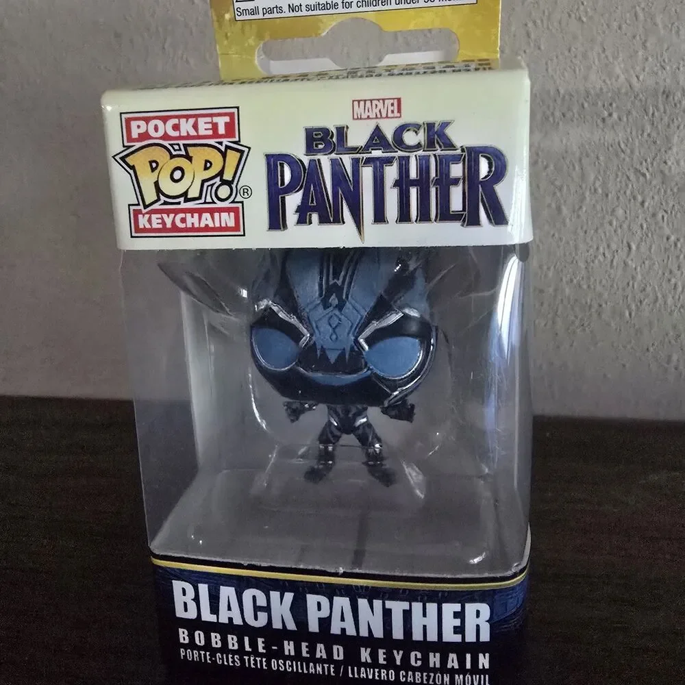 Funko Pocket POP! Keychain: Marvel - Black Panther (Glow in the Dark)